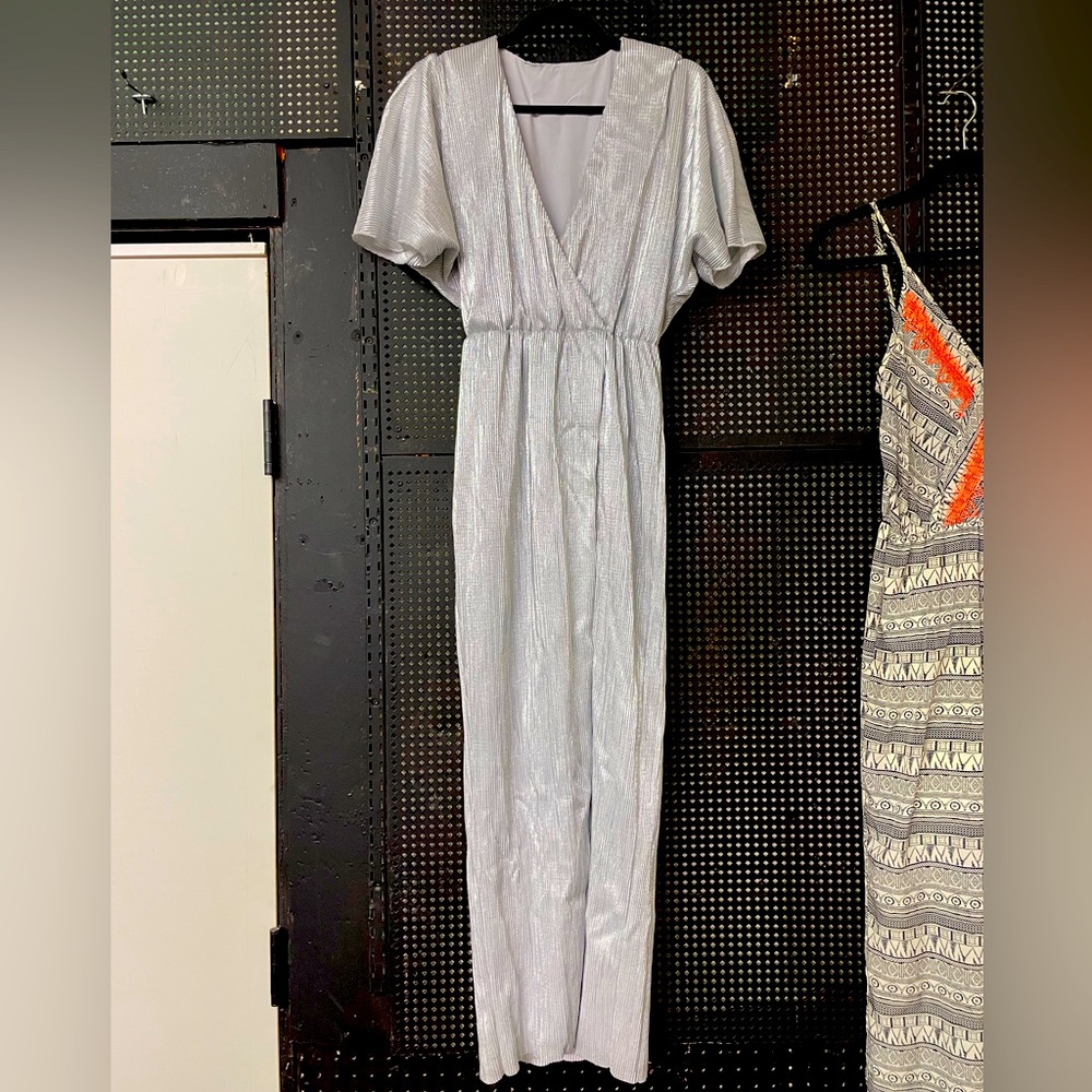 Stunning silver long dress